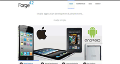 Desktop Screenshot of forge42.com